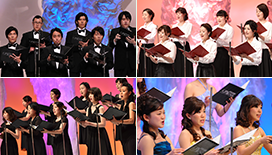 Chor stella、フェリス・フラウエンコーア、harmonia ensemble、東京音楽大学合唱団