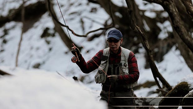 #535 雪中の渓流にイワナを求めて 群馬県利根川水系でフライフィッシング