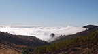 テイデ山から見る雲海